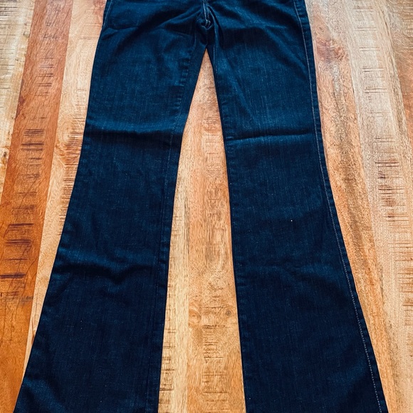 VTG Joe's JJ Muse High Rise Flare Dark Blue Jeans - Picture 3 of 11